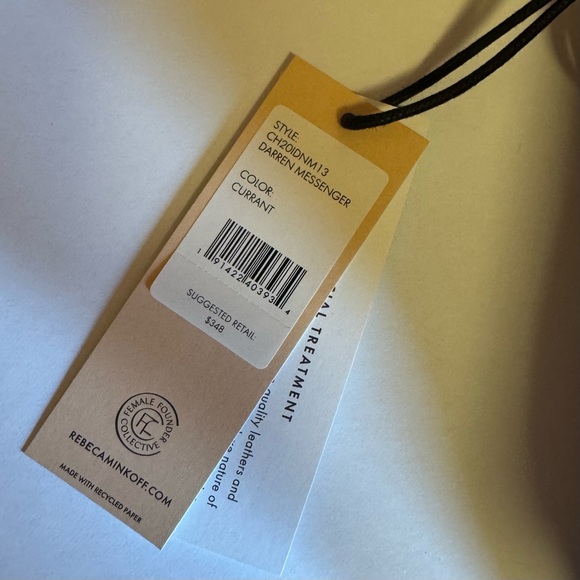 NWT Rebecca Minkoff Darren Messenger Bag in Currant - Picture 3 of 3